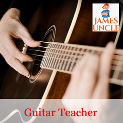 Guitar teacher Mr. Soumitra Mondal in Dogachhia Monmohanpur